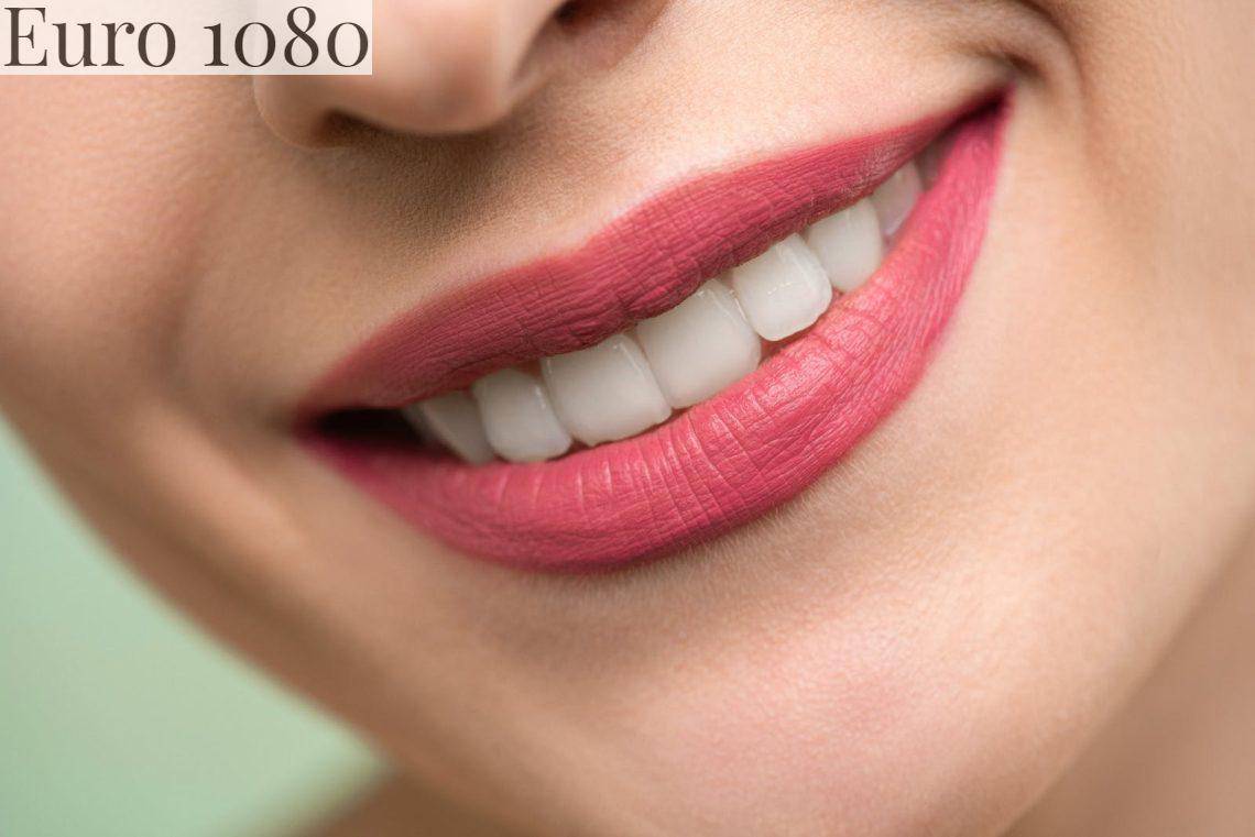 Woman With Red Lipstick Smiling